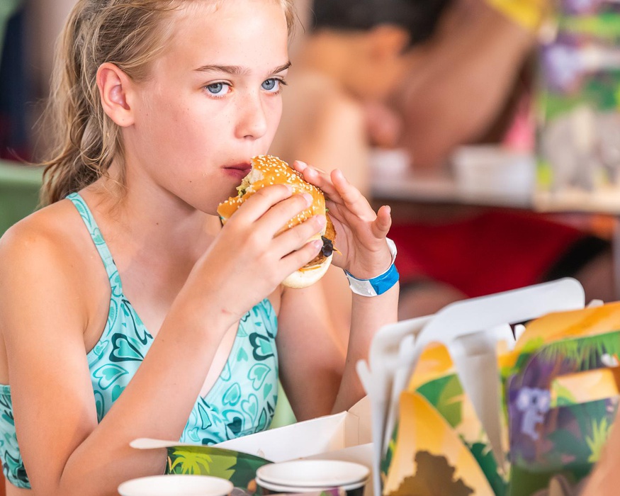 Kids vanaf 12 jaar en volwassenen: hamburgermenu