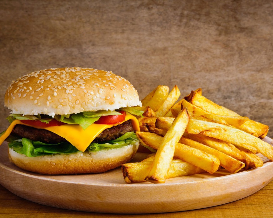 Konzept 2: Hamburgermenü