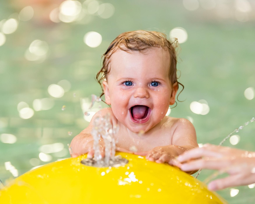 Même les bébés barbotent en toute sécurité !