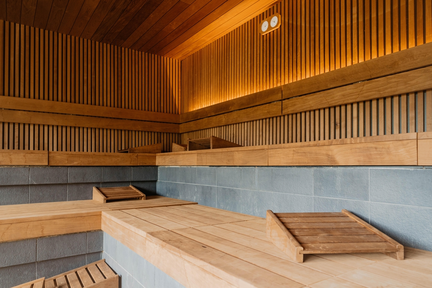 Lago Gent Wellness Finse panormische sauna zitplaatsen