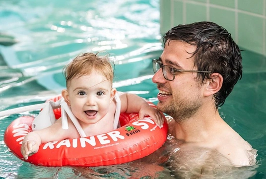 Lago Sint-Truiden papa met zijn kindje