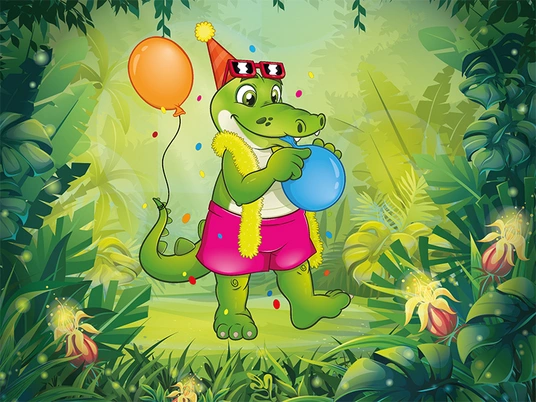 LAGO Gent mascotte verjaardag illustratie