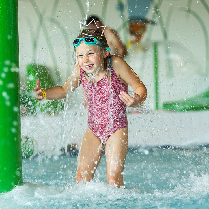 LAGO Beveren meisje met kroontje kinderbad 